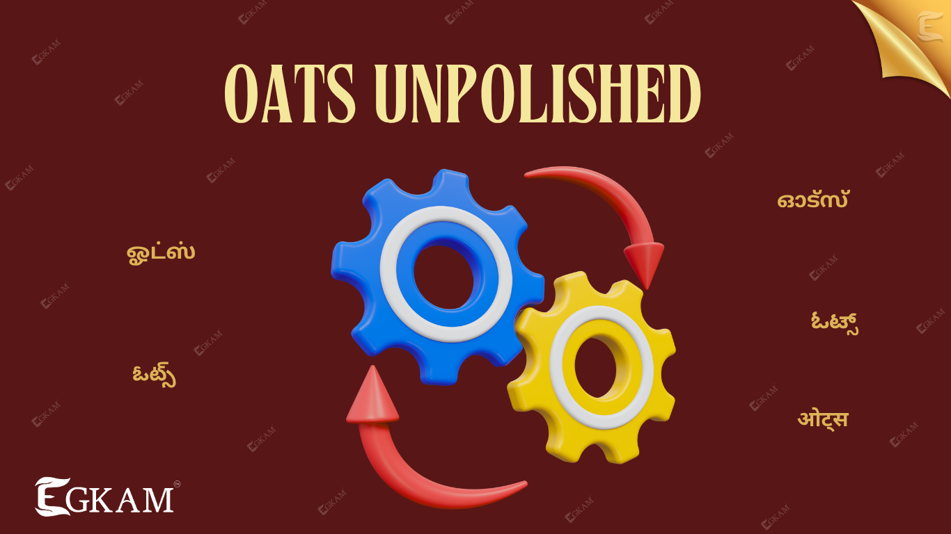 OATS UNPOLISHED