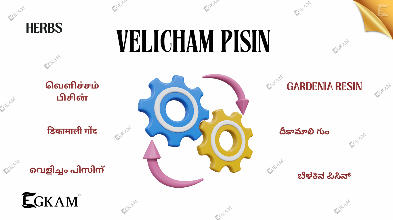 VELICHAM PISIN(or) GARDENIA RESINIFERA