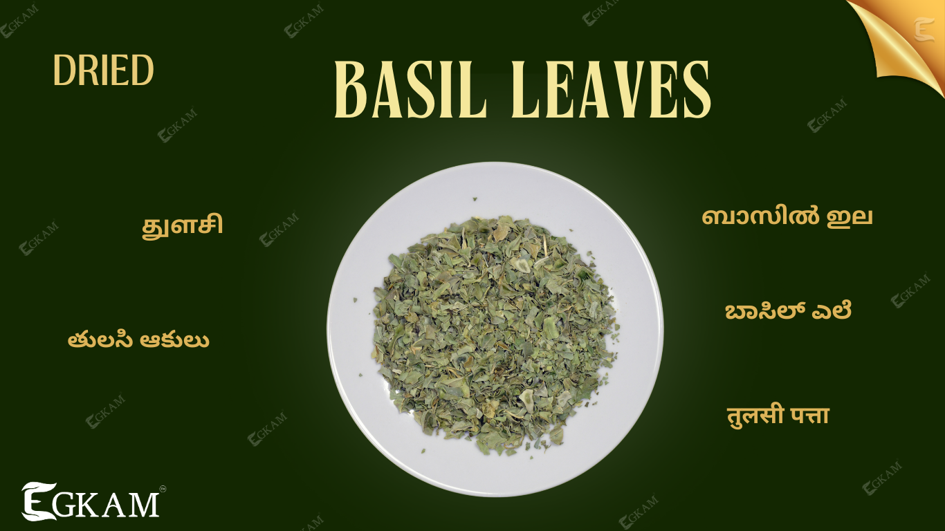 DRIED BASIL LEAVES