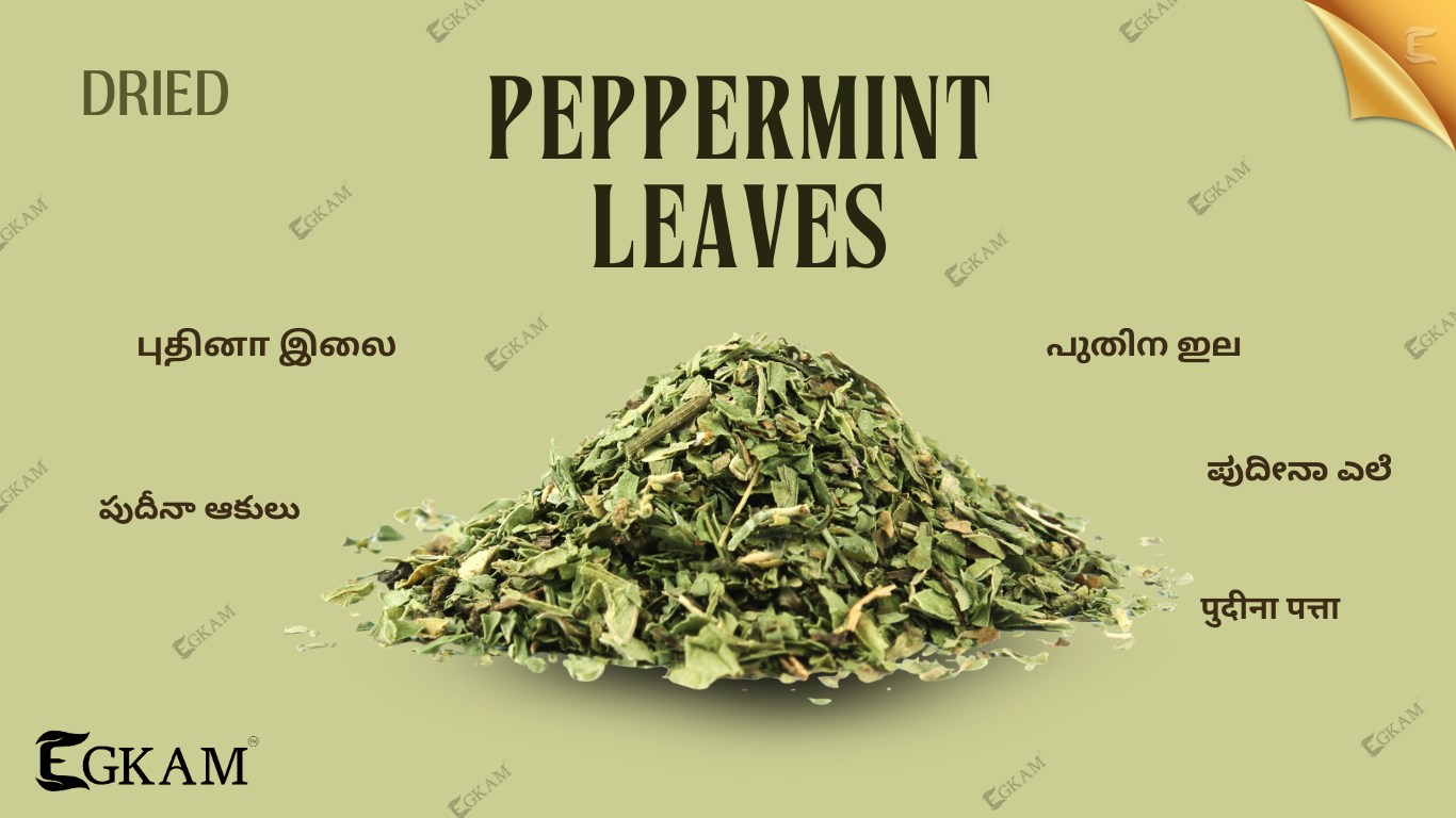 DRIED PEPPERMINT LEAVES