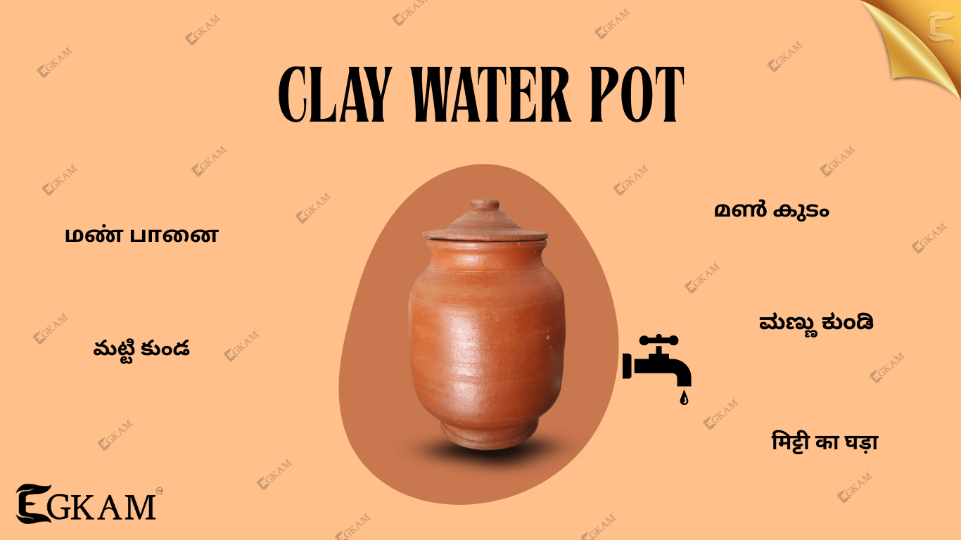 CLAY WATER POT (or) MAN PAANAI 12-15 LTR
